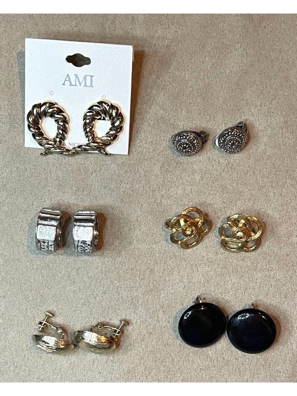 Vintage 50s 60s 70s 80s Y2K Non Pierced Earring Destash Lot